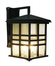  4637 WB - Huntington 3-Light Craftsman Inspired Seeded Glass Wall Lantern